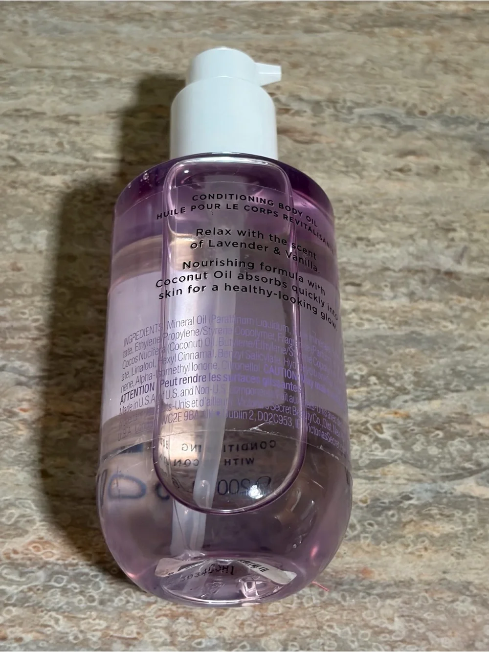 Victoria's Secret Lavender & Vanilla Relax Body Oil